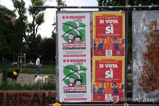 이탈리아 국민투표 포스터