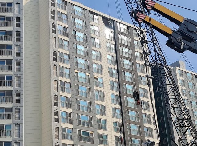 천공기 철거 작업 완료