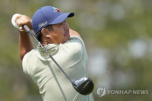 안병훈의 티샷.