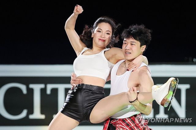 임해나와 권예의 갈라쇼 연기