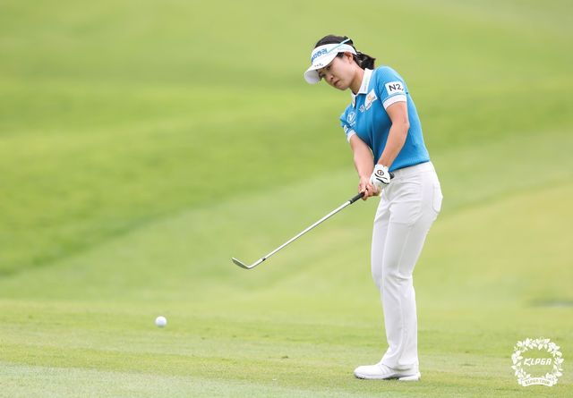 박민지의 8일 경기 모습. 