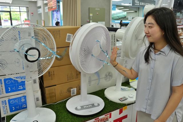 롯데마트, 1만9천원대 선풍기 한정 판매…"25년 만의 최저 가격"