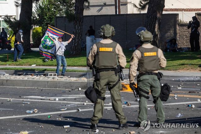 LA 이민 단속 반대 시위