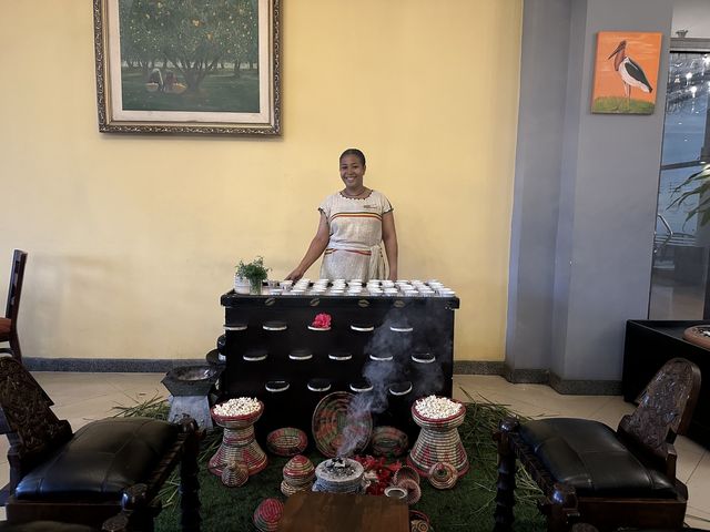 에티오피아 전통 커피 세리머니 '분나 마프라트'