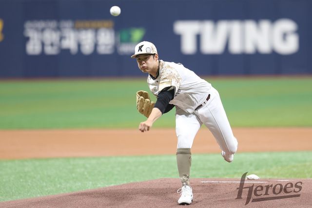 키움 신인 정현우의 역투