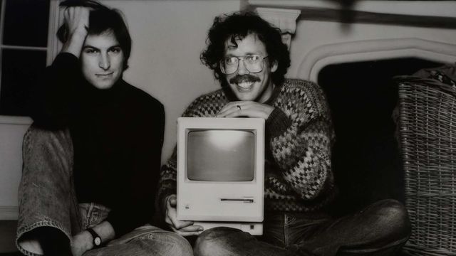 스티브 잡스(왼쪽)과 빌 앳킨슨