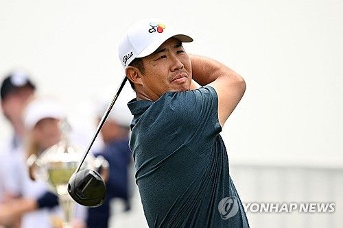 안병훈의 티샷.