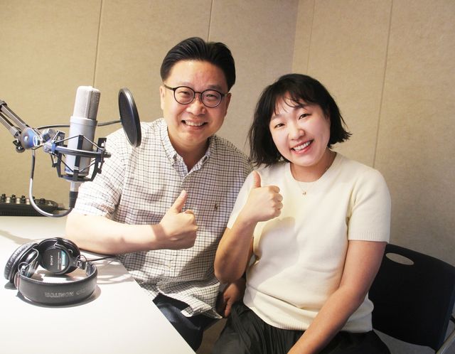 서경덕 성신여대 교수(왼쪽)와 방송인 이수지(오른쪽)
