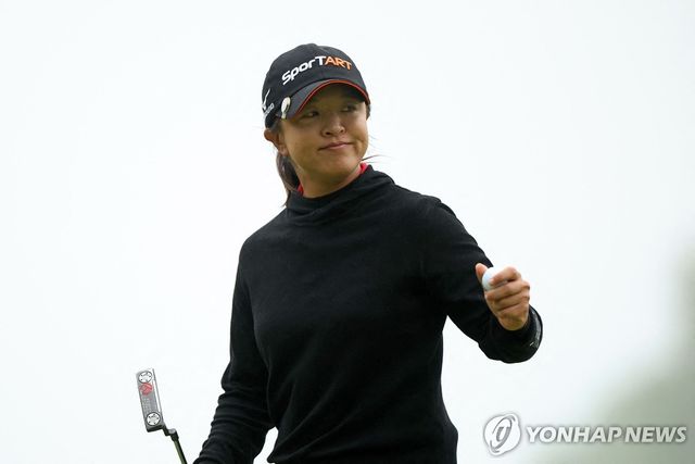 김세영의 최종 라운드 경기 모습