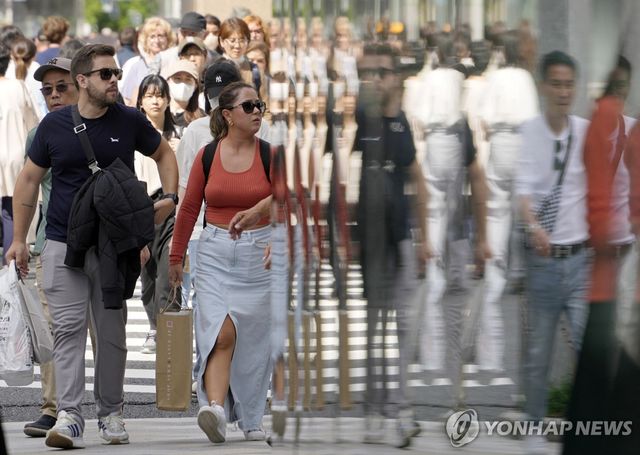 일본 도쿄 긴자 거리