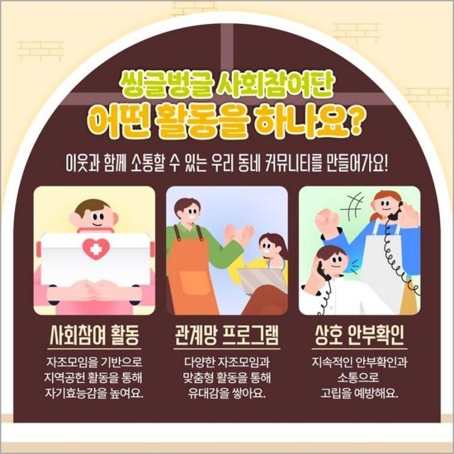 씽글벙글 사회참여단 활동 소개