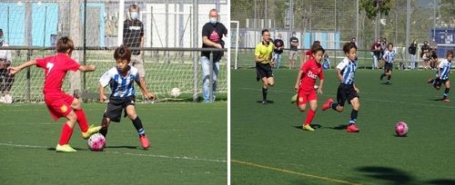 경합하는 어린 시절의 이대한, 이민국 쌍둥이 형제