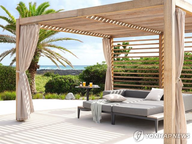 해비치 야외 수영장 카바나 [해비치 제주 제공]