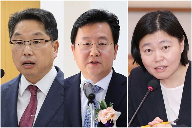 왼쪽부터 노만석-정진우-임은정