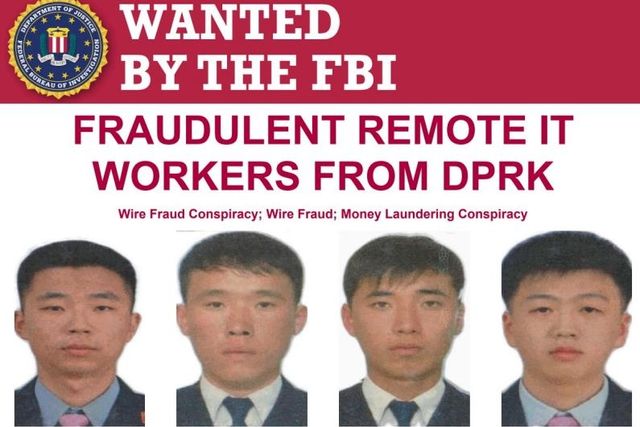 북한 국적자 4명에 대한 미 FBI의 수배령