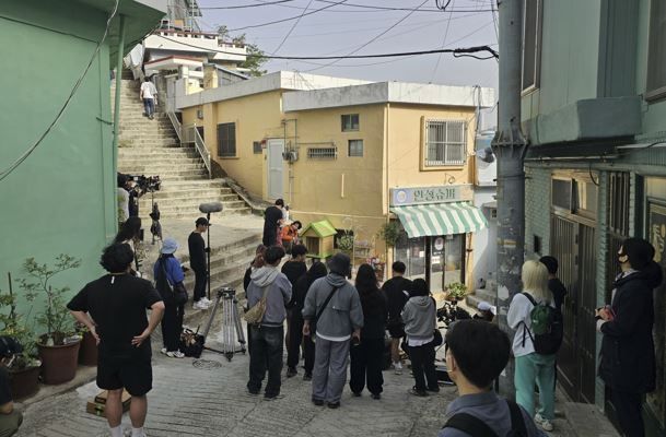 드라마 '굿보이' 촬영 현장