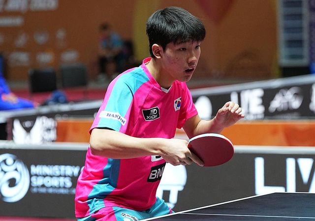 U-15 남자단식에 나선 이현호