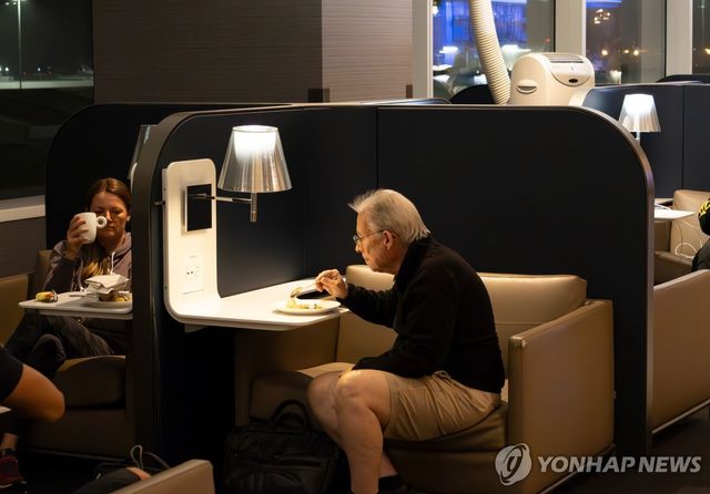 샌프란시스코공항 폴라리스 라운지 [사진/성연재 기자]