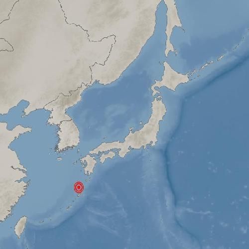 일본 가고시마현 가고시마시 남남서쪽 바다 규모 5.0 지진