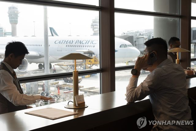 더 브리지 라운지의 칵테일 바 [사진/성연재 기자]