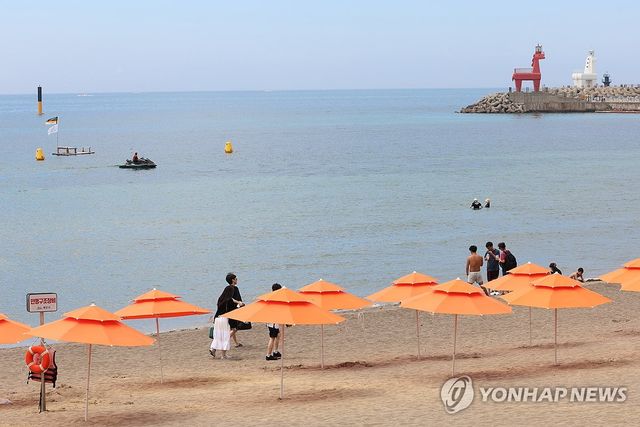 이제 피서의 계절