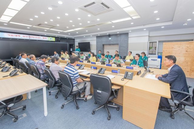 강원 고성군 가뭄 대책 회의
