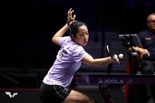 WTT 미국 스매시 경기에 나선 신유빈