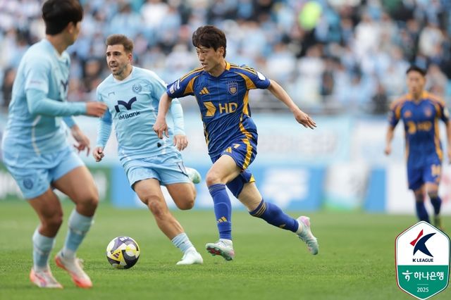 4월 13일 울산과 대구의 경기 모습