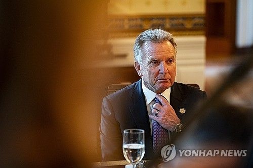 7일 백악관 만찬 참석한 미국의 스티브 위트코프 중동 특사