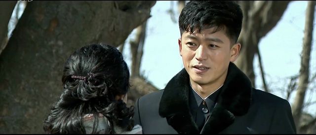 북한 드라마 '백학벌의 새봄' 중 한 장면