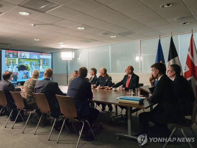 10일 영국에서 열린 '의지의 연합' 회의