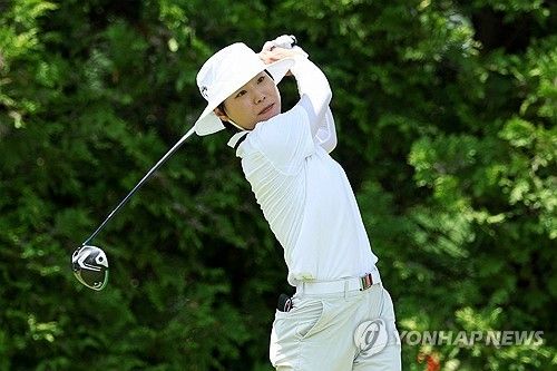 이소미의 드라이버 스윙.