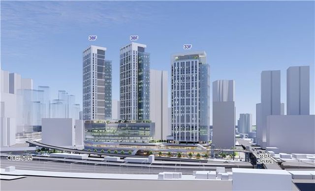 용산구 문배동 30-10 일대 개발 예상 조감도