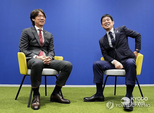 홍명보-모리야스 한일 축구대표팀 감독, 수교 60주년 특별 대담