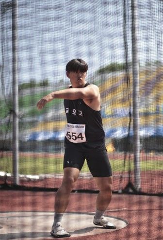 남자 원반던지기 손창현