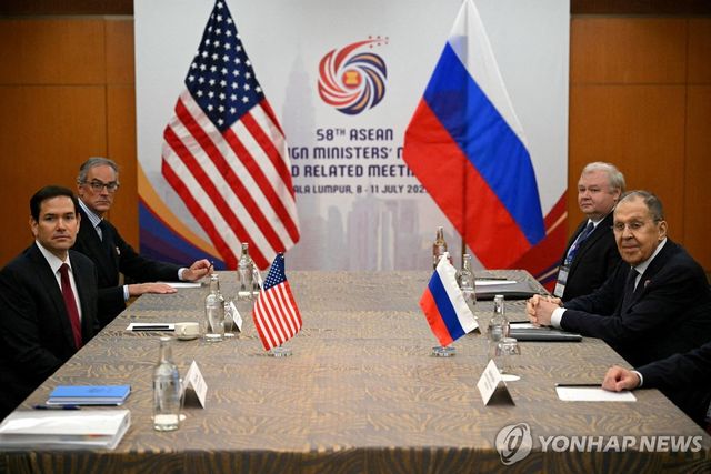 루비오 美국무-라브로프 러시아 외무 회담