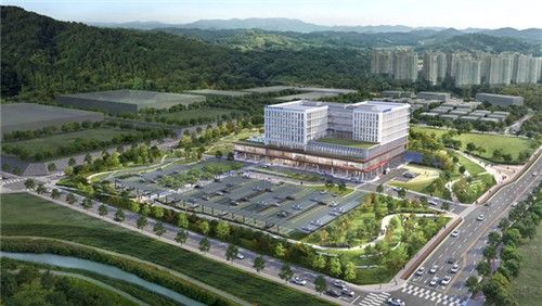 경남도 서부의료원 조감도