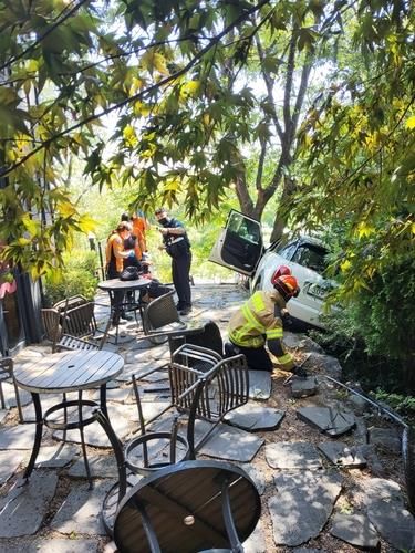 고양 카페 차량 돌진 현장