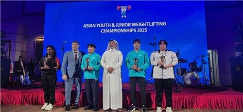 김체량(오른쪽), 2025 아시아유소년선수권 MVP