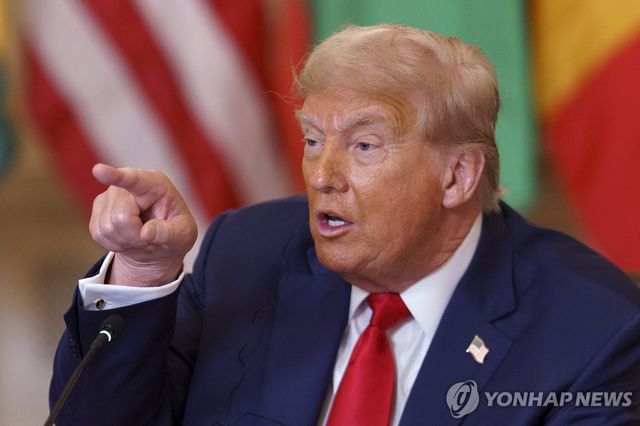 도널드 트럼프 미국 대통령