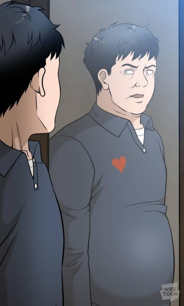 웹툰 '마흔 즈음에' 한 장면