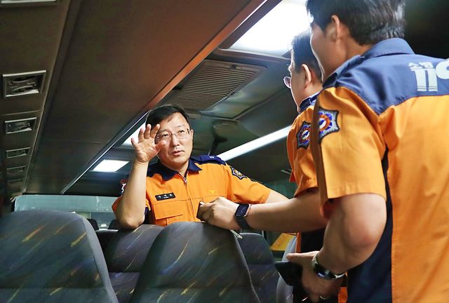 경기북부소방본부장, 일산소방서 폭염 대비 점검