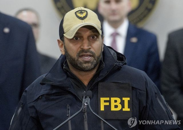 캐시 파텔 미국 연방수사국(FBI) 국장