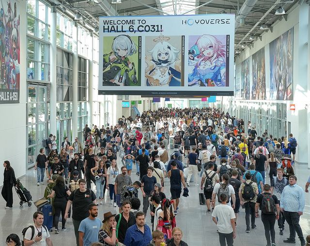 게임스컴 2024 현장에 몰린 인파