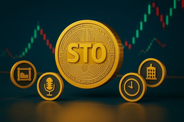토큰증권 발행(STO·Security Token Offering) 일러스트