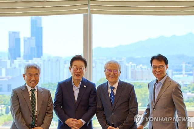 이재명 대통령 언론인 오찬