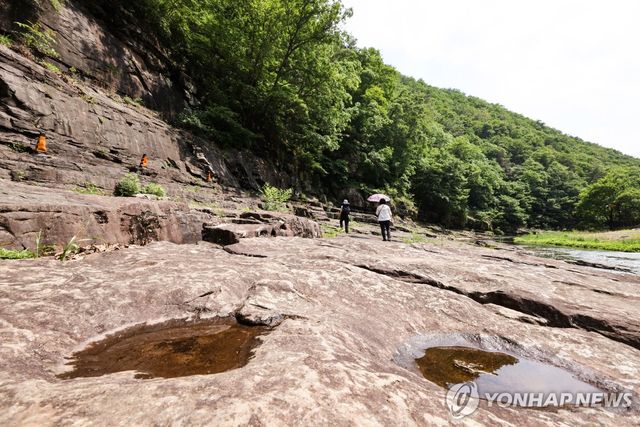 대곡천 공룡 발자국 화석