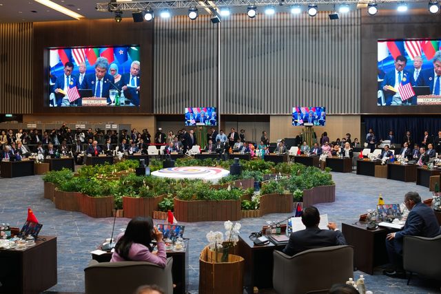 말레이시아서 열린 ARF 외교장관회의 모습