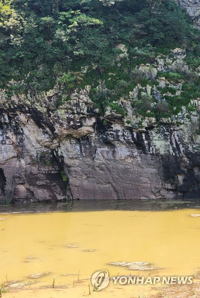물에 잠긴 반구대 암각화
