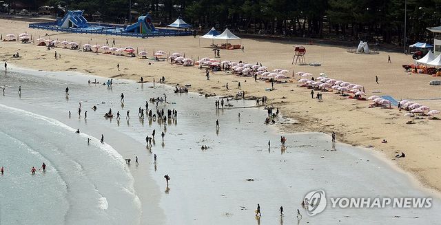 7월 경남 남해 상주은모래비치